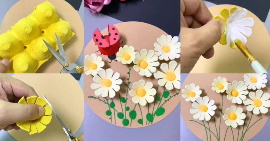 egg-carton-flower-and-ladybug-craft